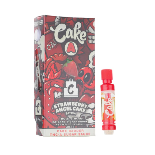Cake Cartoon THC-A Sugar Sauce Device - 3000mg Strawberry Angel Cake / 1 Pack