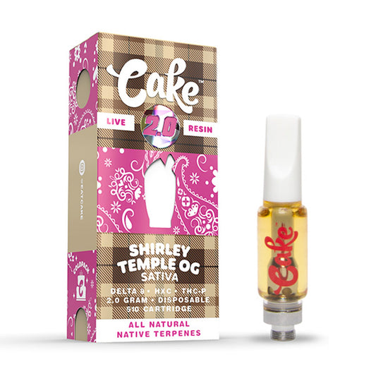 Cake Cold Pack Live Resin Shirley Temple OG Cartridge - 2000mg