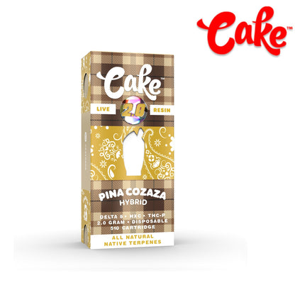 Cake Cold Pack Live Resin Vaporizer - 2000mg Pina Cozaza