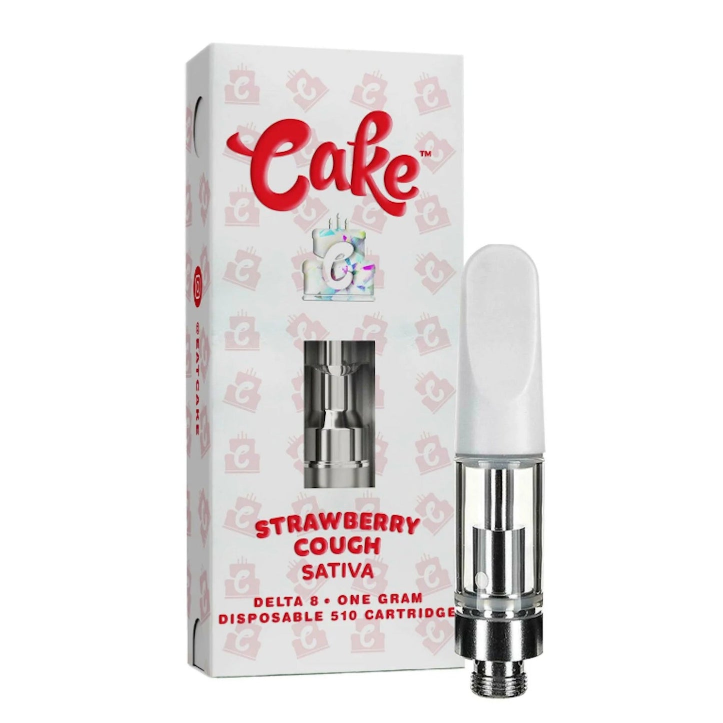 Cake Delta 8 Cartridge - 1000mg Strawberry Cough