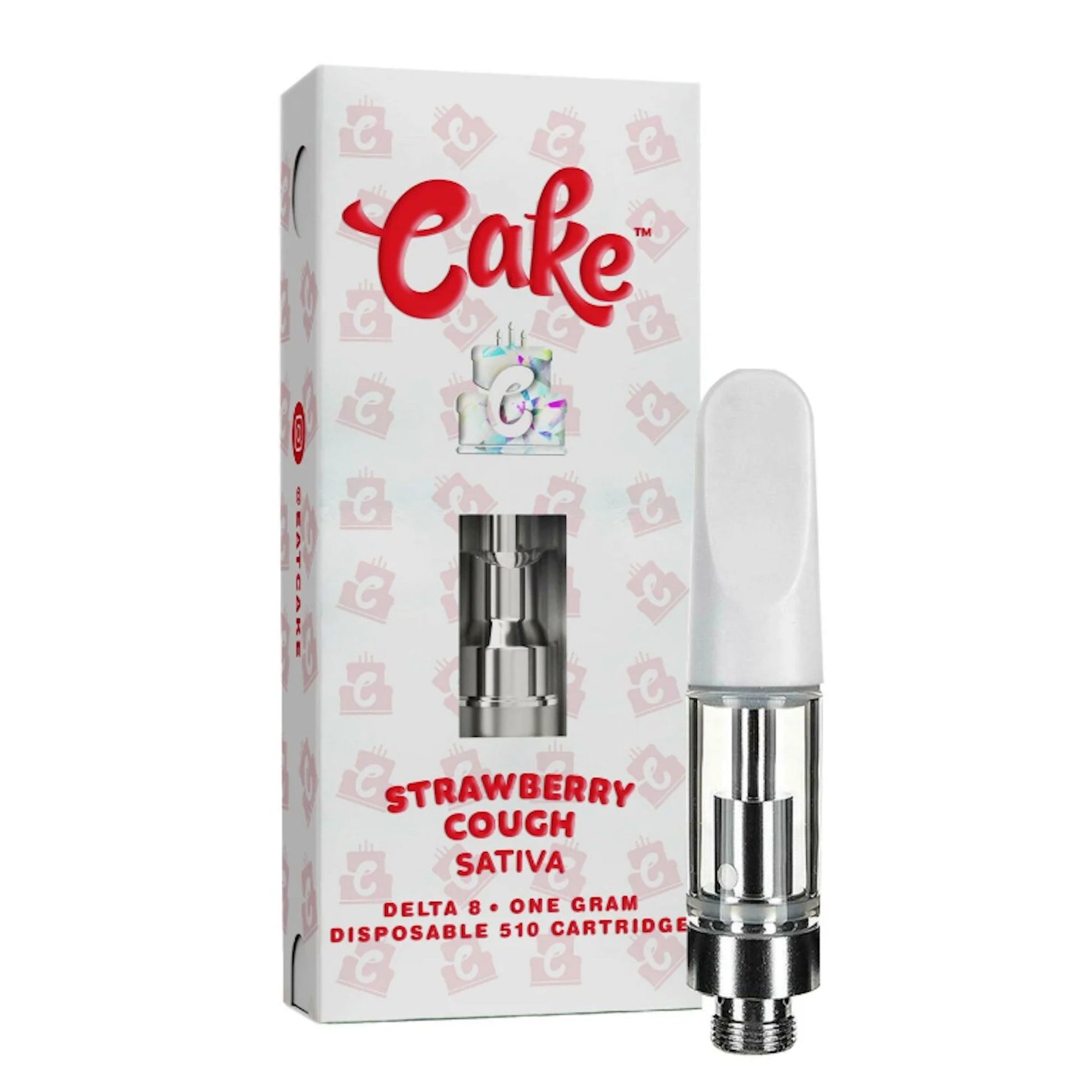 Cake Delta 8 Cartridge - 1000mg Strawberry Cough