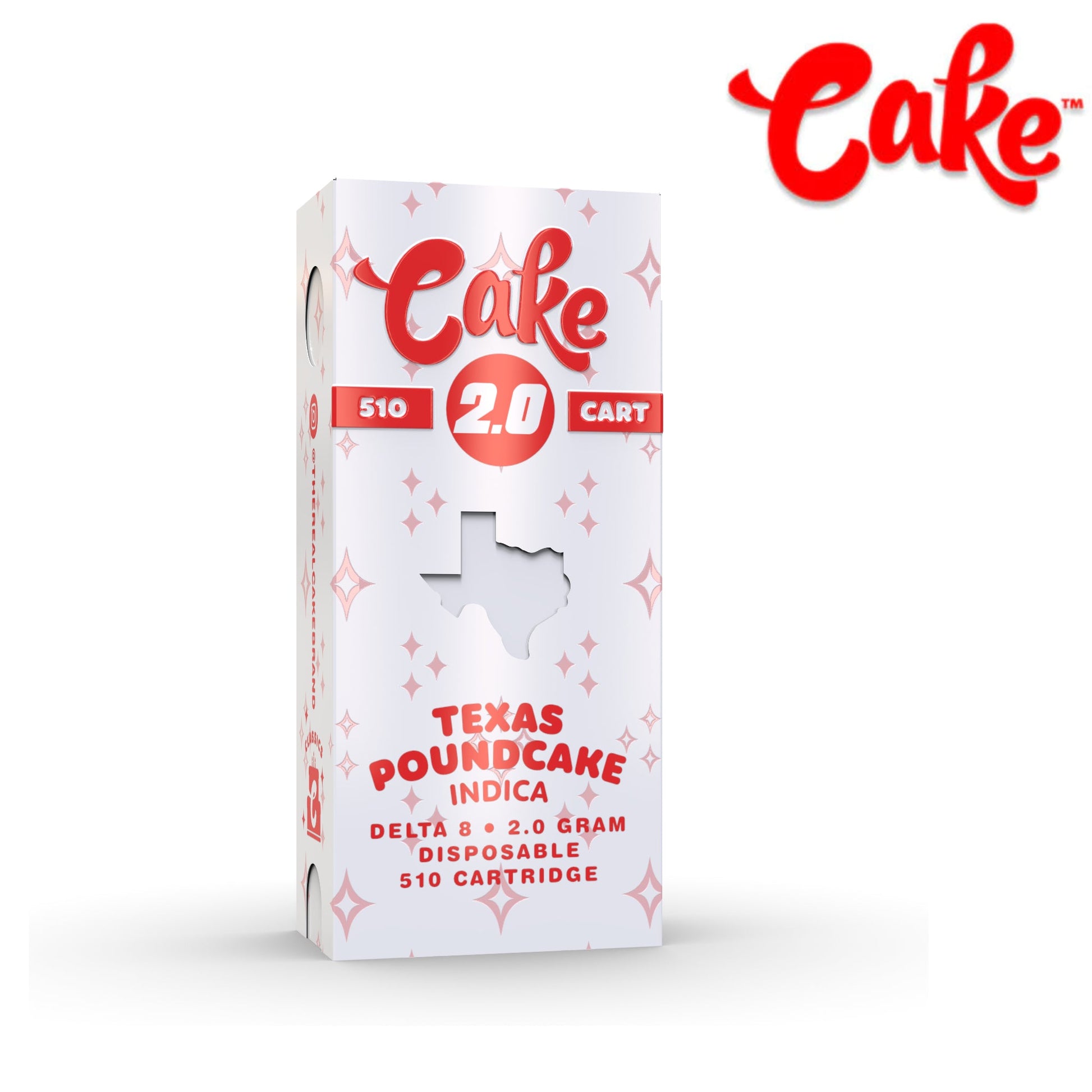 Cake Delta 8 Cartridge - 2000mg Texas Poundcake