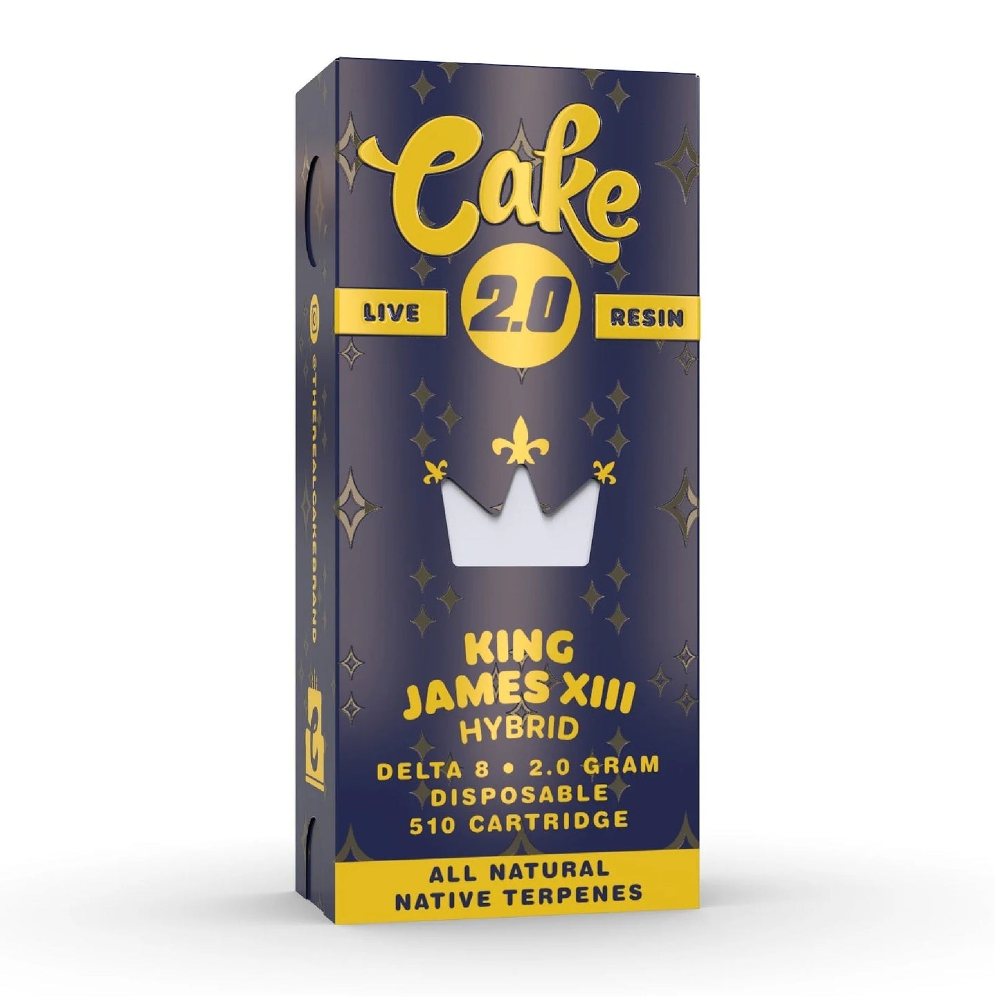Cake Delta 8 Live Resin Cartridge - 2000mg King James XIII (H) / Single Cart
