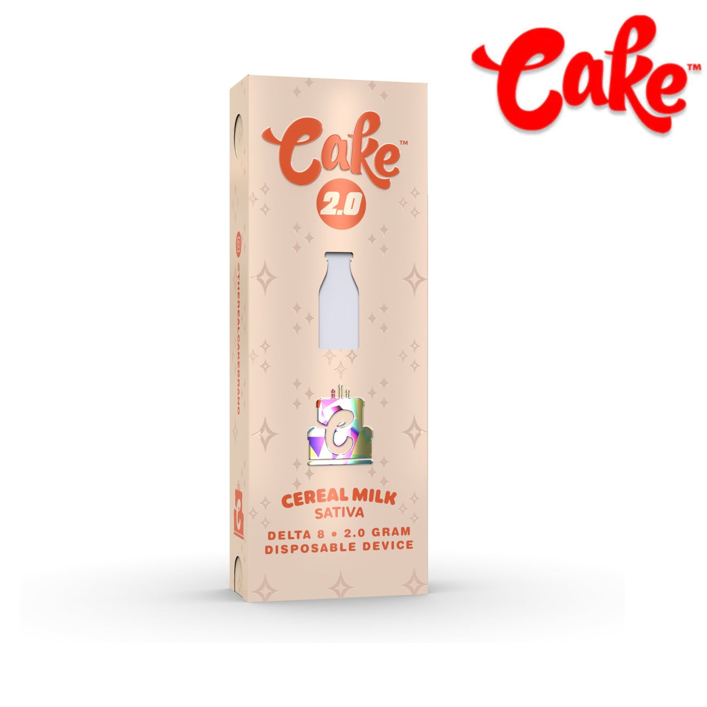 Cake Delta 8 Vaporizer - 2000mg Cereal Milk