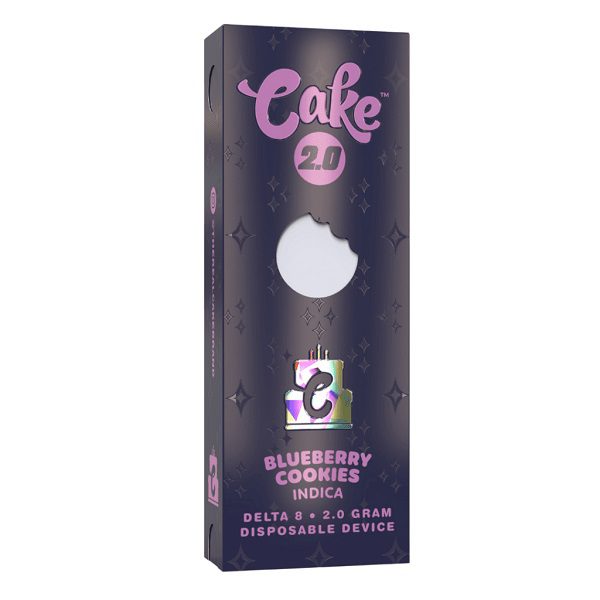 Cake Delta 8 Vaporizer - 2000mg Blueberry Cookies