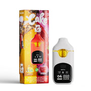 Cake Dual Flavor Liquid Live Diamonds THC-A Device - 4000mg Pina Colada (S) x Strawberry Slushee (H) / 1 Pack