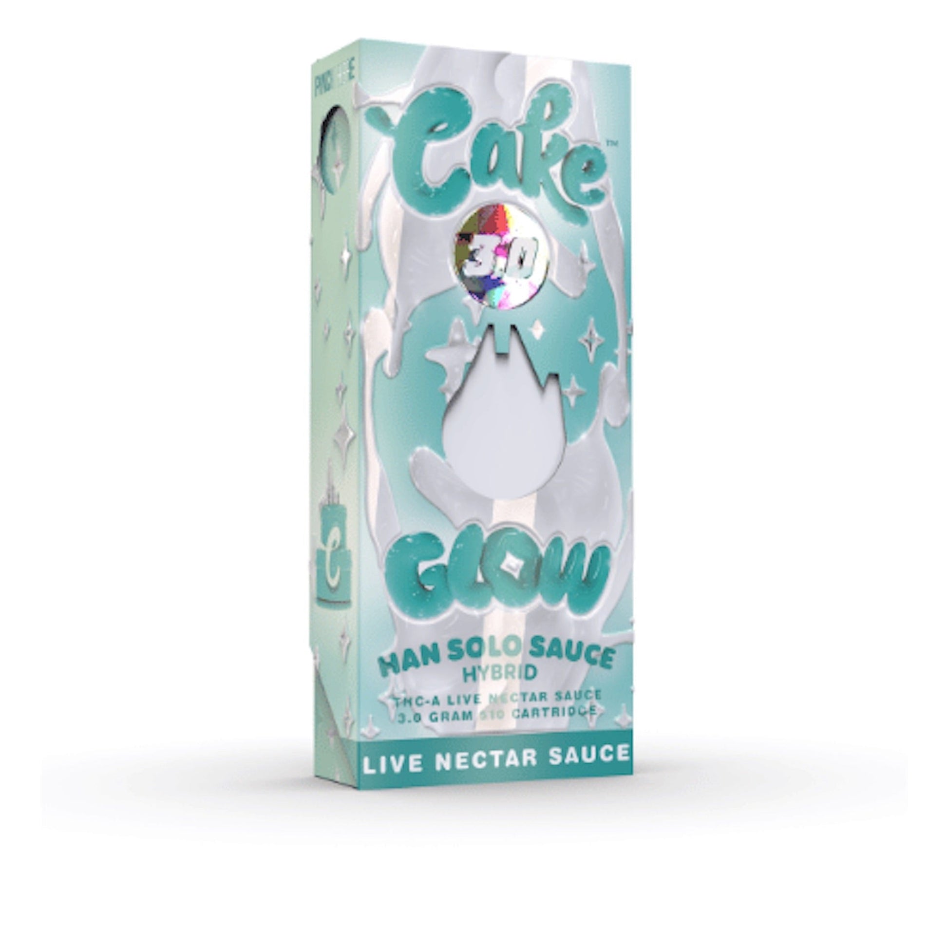 Cake GLOW THC-A Cartridge - 3000mg Han Solo Sauce  (H) / Single Cart