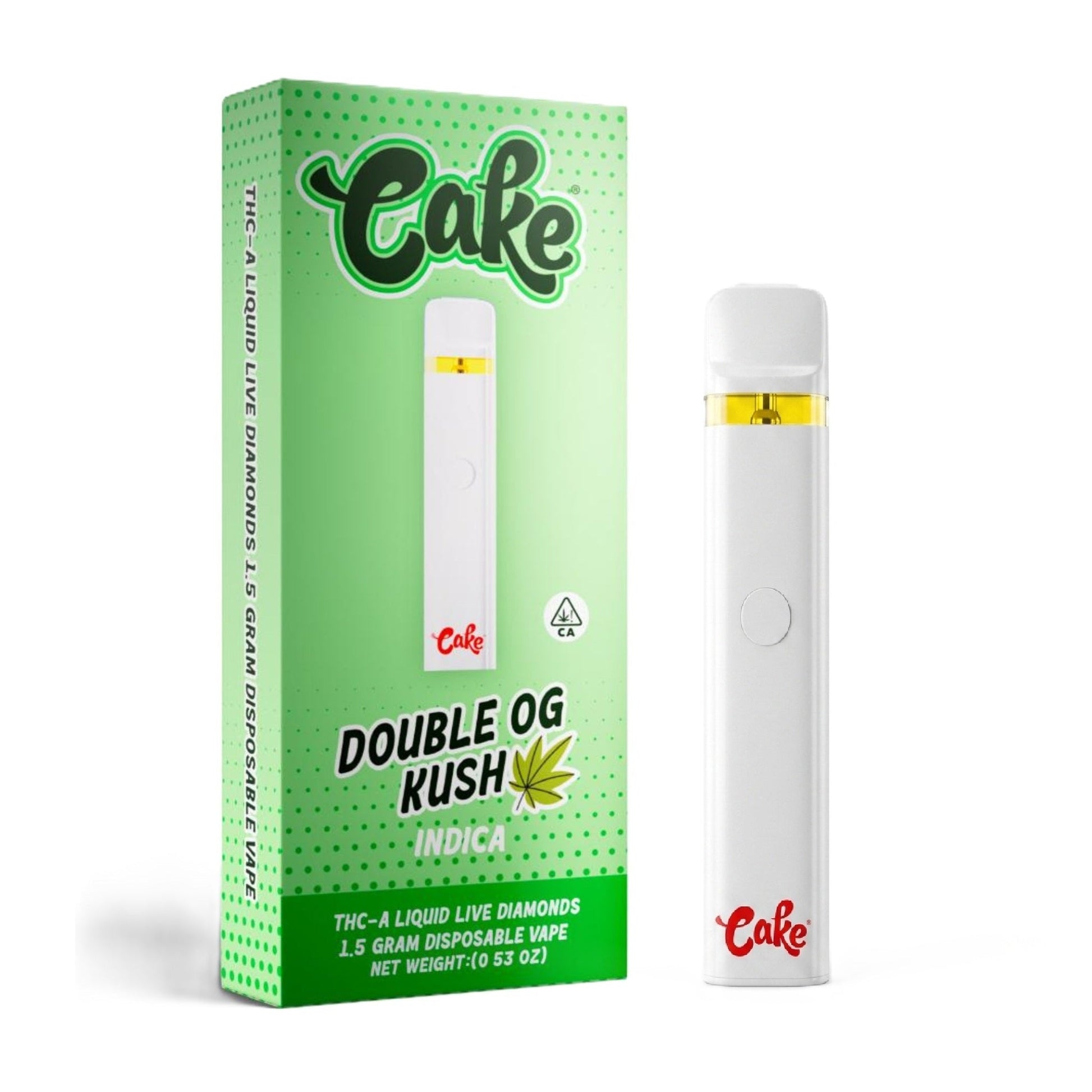 CAKE Liquid Live Diamonds THC-A Device - 1500mg Double OG Kush (I)