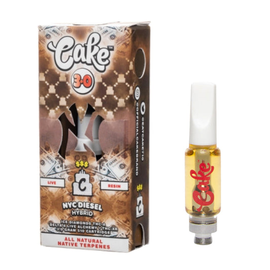 Cake Moneyline THC-A + Delta 8 NYC Diesel Cartridge - 3000mg