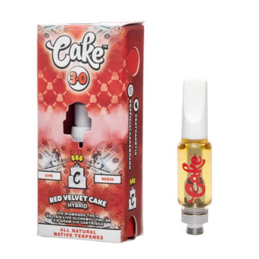 Cake Moneyline THC-A + Delta 8 Red Velvet Cake Cartridge - 3000mg