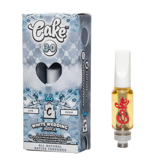 Cake Moneyline THC-A + Delta 8 White Wedding Cartridge - 3000mg