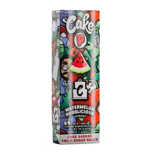 Cake P Badder THC-P Sugar Sauce Device - 7000mg Watermelon Bubblicious (H)