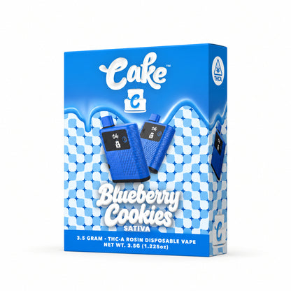 Cake THC-A Rosin Device - 3500mg Blueberry Cookies