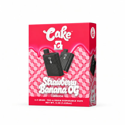 Cake THC-A Rosin Device - 3500mg Strawberry Banana OG