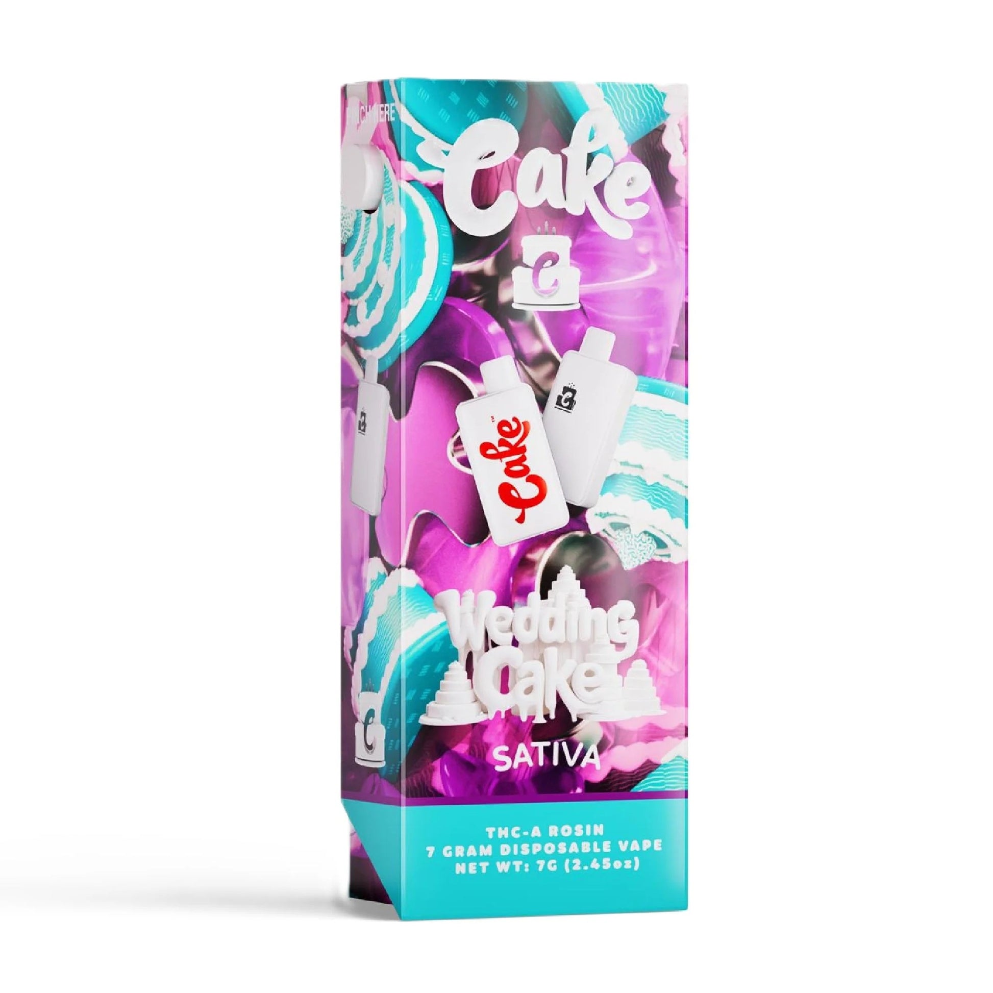 Cake THC-A Rosin Device - 7000mg Wedding Cake (I)