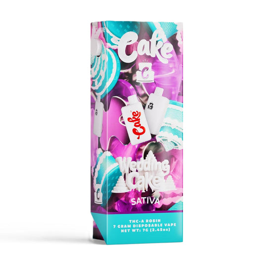 Cake THC-A Rosin Device - 7000mg Wedding Cake (I)