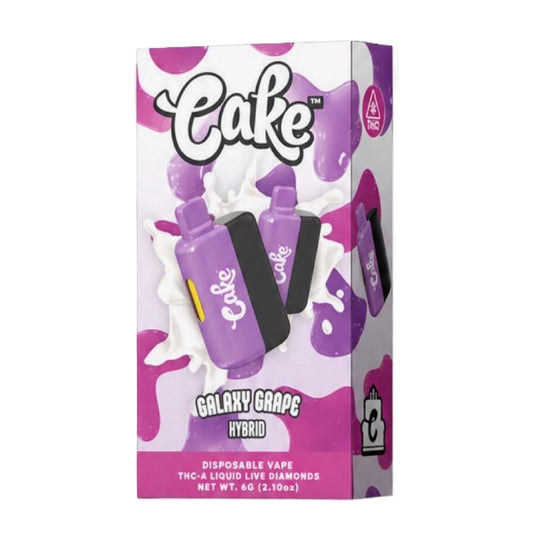 CAKE THCa Liquid Live Diamonds THC-A Device - 6000mg Galaxy Grape / 1