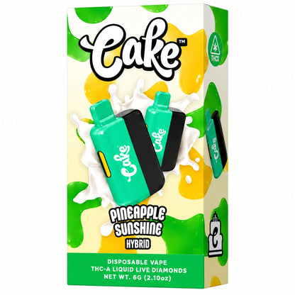CAKE THCa Liquid Live Diamonds THC-A Device - 6000mg Pineapple Sunshine / 1
