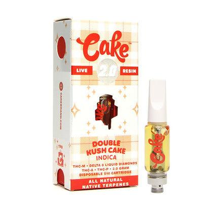 Cake TKO THC-A + Delta 8 Cartridge - 2000mg Double Kush Cake / Single Cart