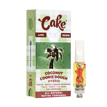 Cake TKO THC-A + Delta 8 Cartridge - 2000mg Coconut Cookie Dough / Single Cart