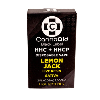 CannaAid Black Label HHC + HHC-P Vaporizer - 2000mg - Everything 420 CannaAid Black Label HHC + HHC-P Vaporizer - 2000mg - Everything 420