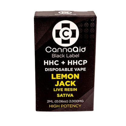 CannaAid Black Label HHC + HHC-P Vaporizer - 2000mg