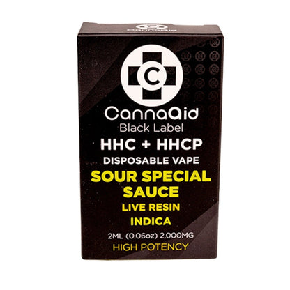 CannaAid Black Label HHC + HHC-P Vaporizer - 2000mg