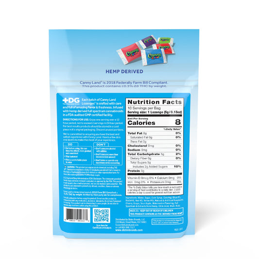 Canny Land THC Infused Lozenges - 10ct