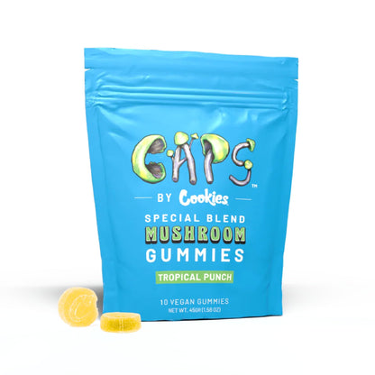 Caps by Cookies - Special Blend Mushroom Gummies (10ct) Tropical Punch