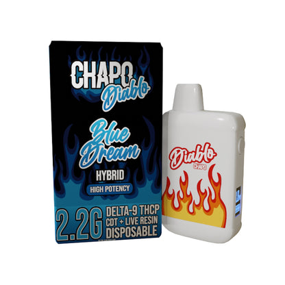 Chapo Diablo Live Resin THC-P Vaporizer - 2200mg Blue Dream