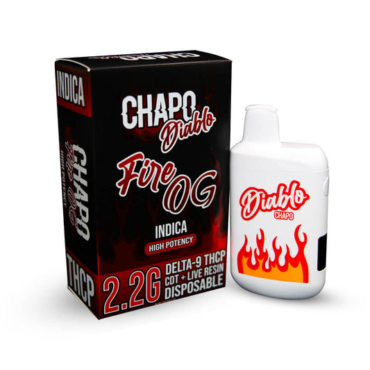 Chapo Diablo Live Resin THC-P Vaporizer - 2200mg Fire OG