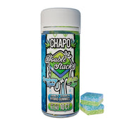 Chapo Double Stacks THC-P Gummy Jar - 10,000mg Raspberry Rain (H) + Electric Lime (H)