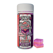 Chapo Double Stacks THC-P Gummy Jar - 10,000mg Peach Panther (I) + Grape Soda (I)