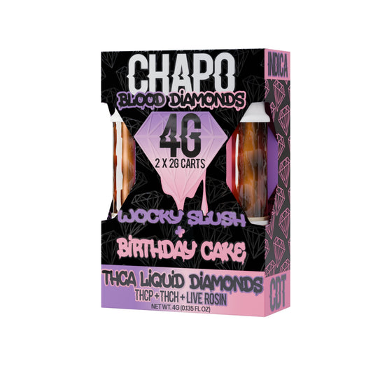 Chapo Liquid Diamonds Duo THC-A Cartridge - 4000mg