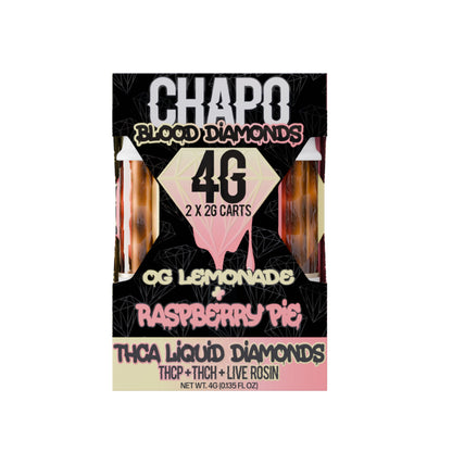 Chapo Liquid Diamonds Duo THC-A Cartridge - 4000mg