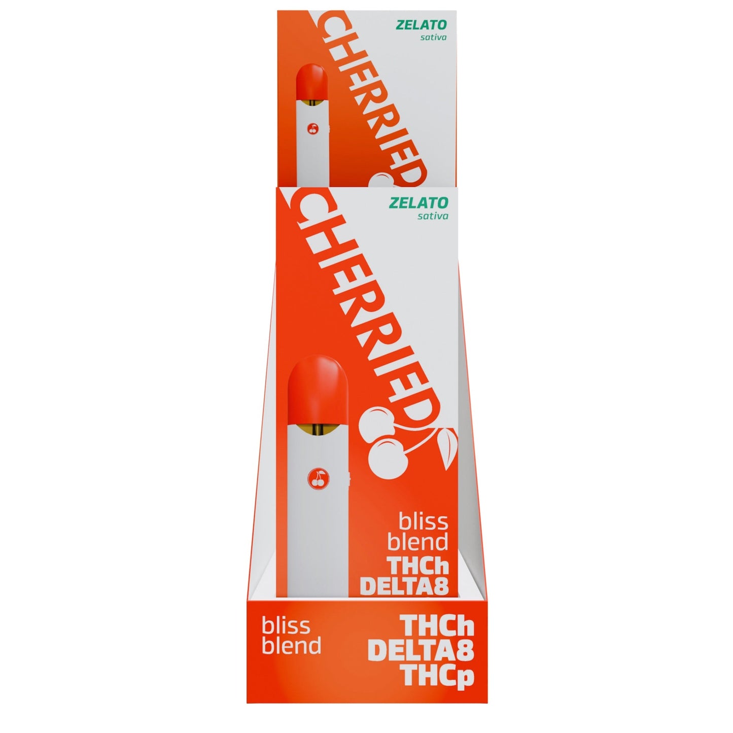 Cherried Bliss Blend THC-h/Delta 8/THC-P Vaporizer - 2000mg Zelato (S)