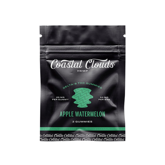 Coastal Clouds Delta 8 Apple Watermelon Gummies - 2ct