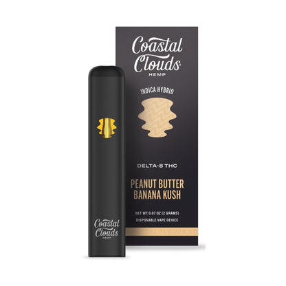 Coastal Clouds Delta 8 THC Device - 2000mg Peanut Butter Banana Kush (H)