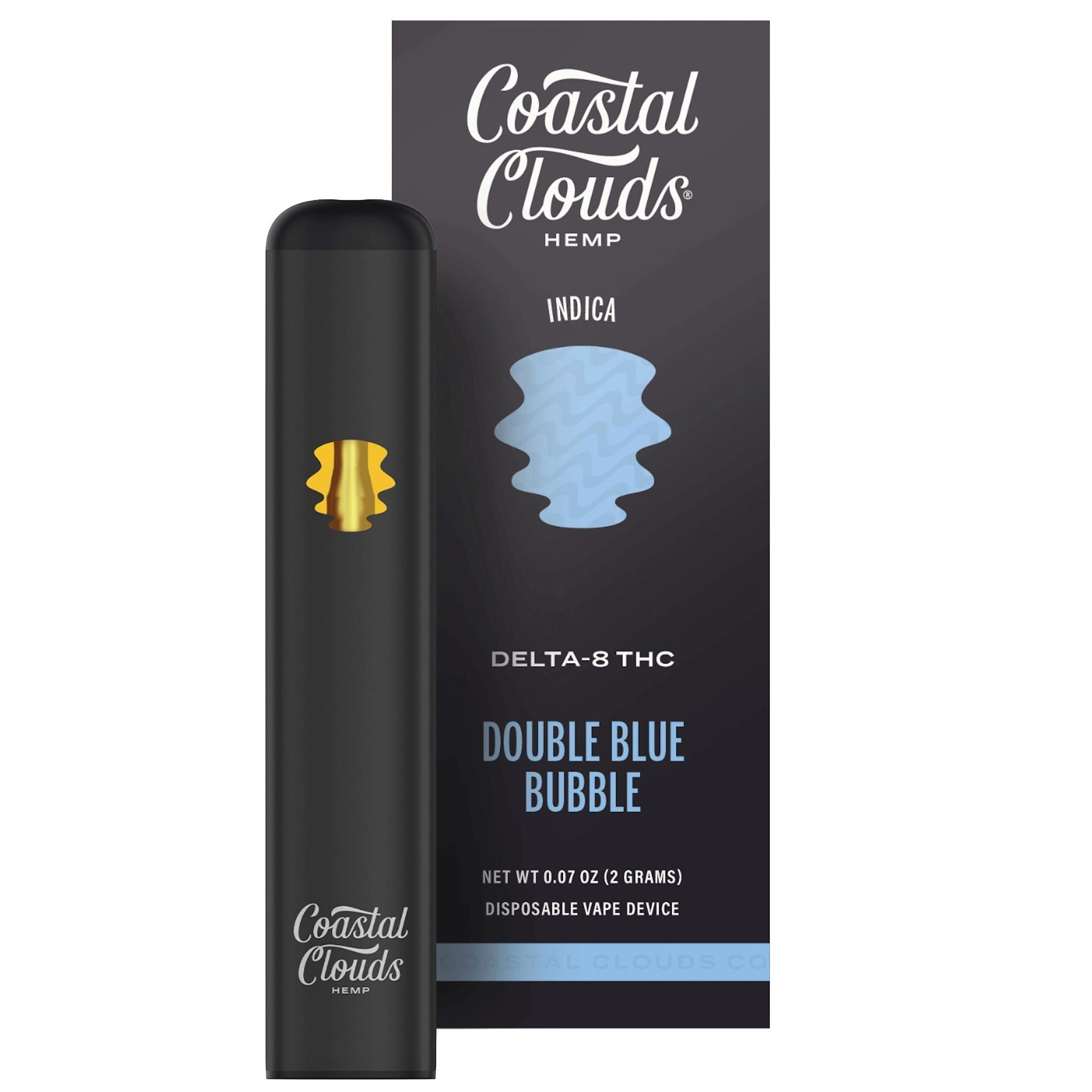 Coastal Clouds Delta 8 Vaporizer - 2000mg Double Blue Bubble (I)