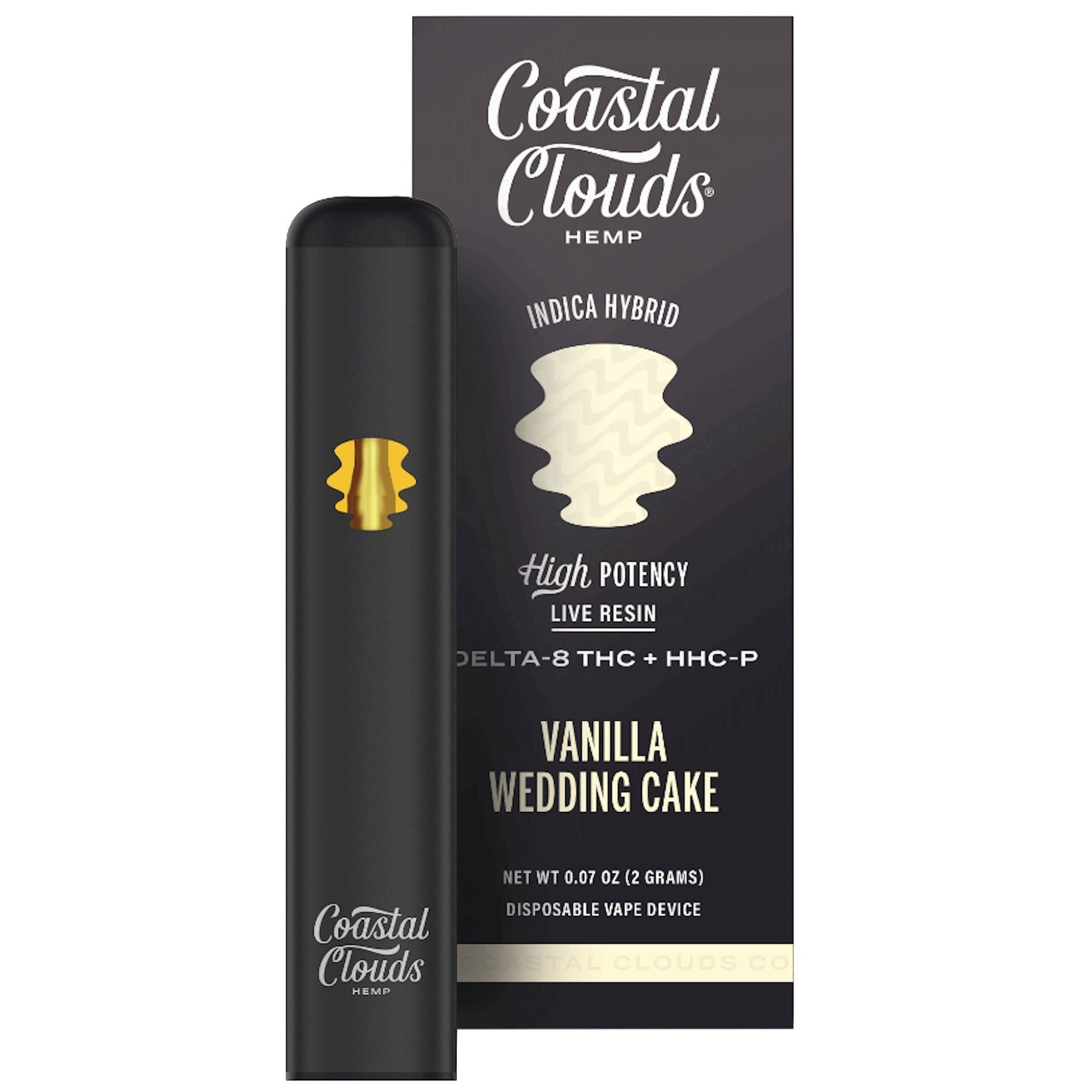 Coastal Clouds Live Resin Delta 8 + HHC-P Vaporizer - 2000mg