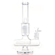 Colored Inline Perc Bong - 10in White