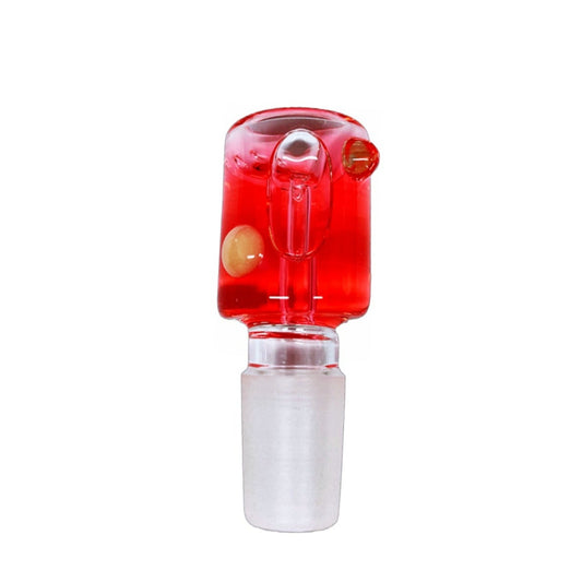 Colorful Freezable Bowl - 14mm Male Red