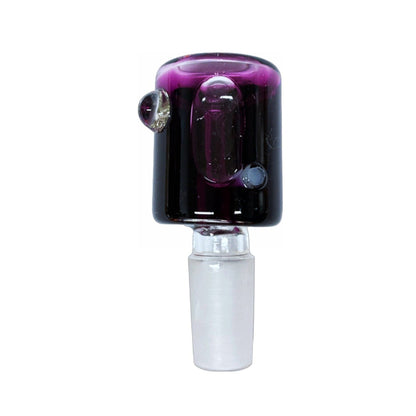 Colorful Freezable Bowl - 14mm Male Purple
