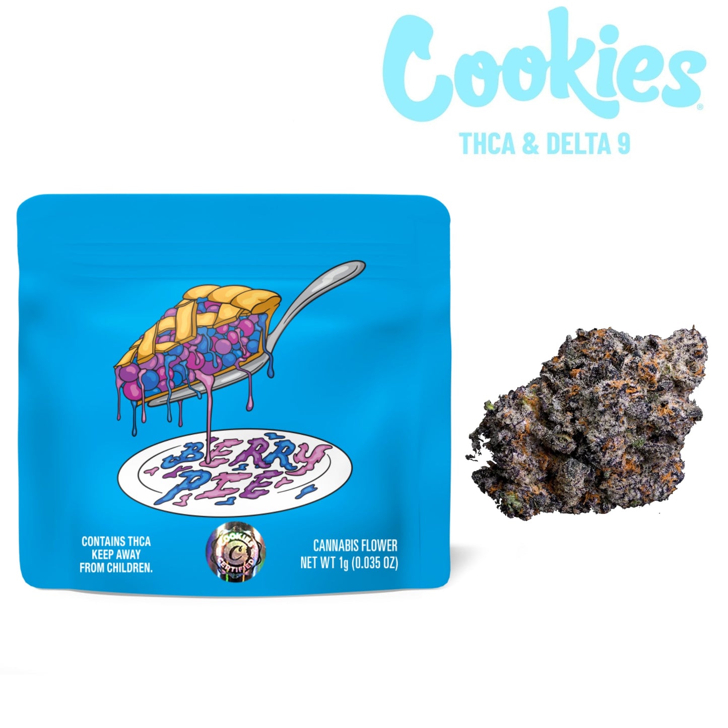 Cookies Berry Pie THC-A Flower - 1g