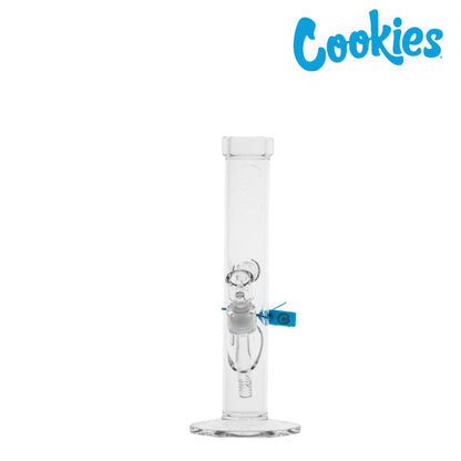 Cookies Flame Straight Tube Bong - 13in