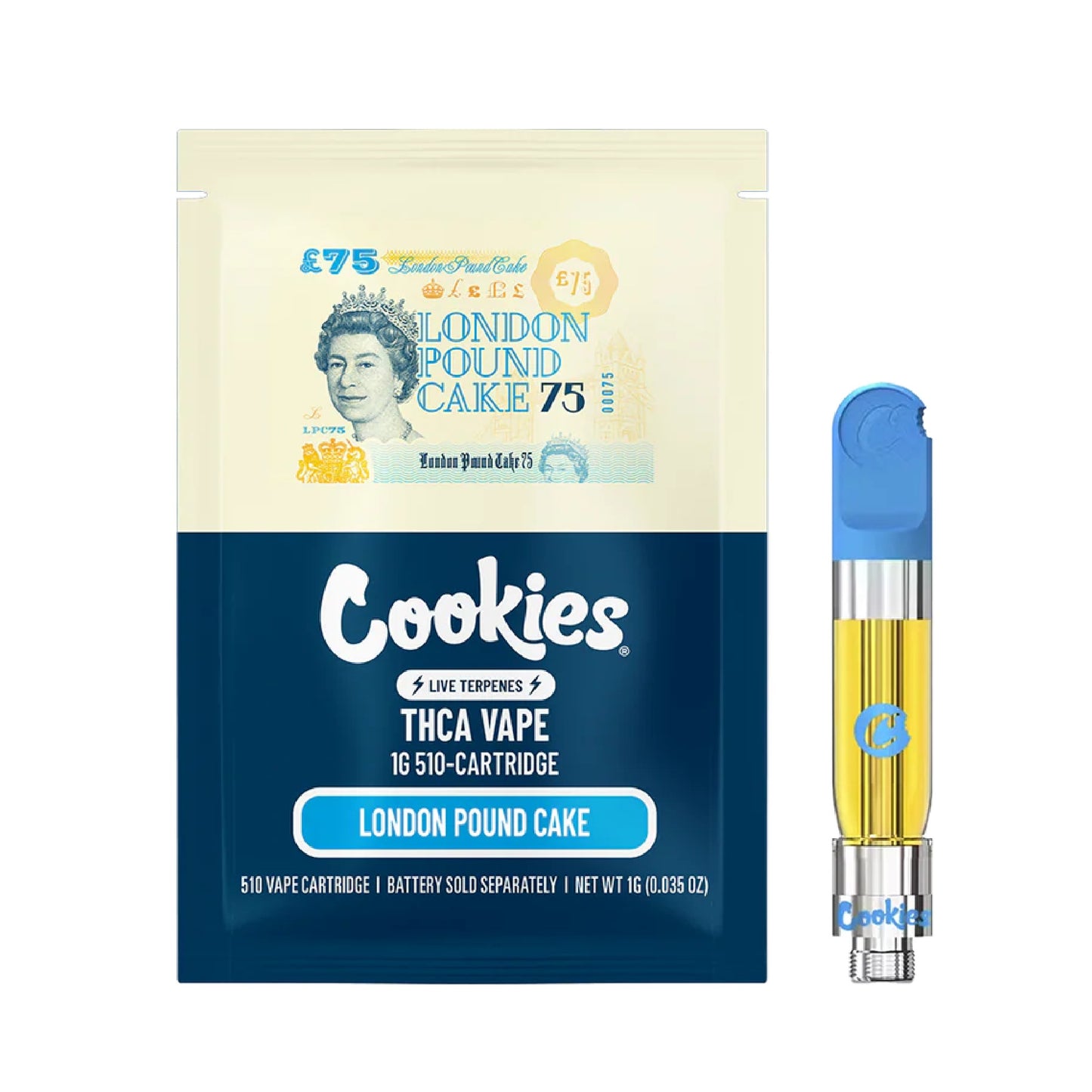 Cookies London Pound Cake THC-A Device - 1000mg