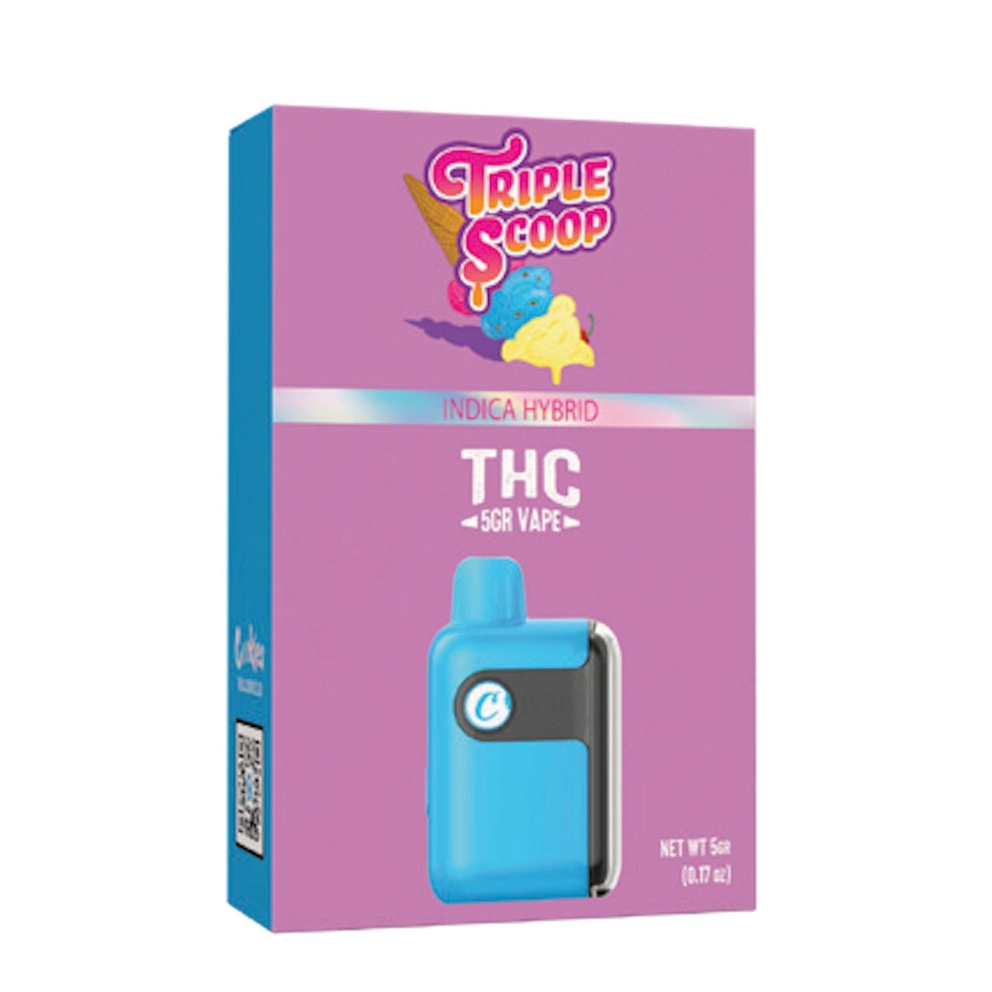 Cookies THC-A Blend Vaporizer - 5000mg Triple Scoop (I)