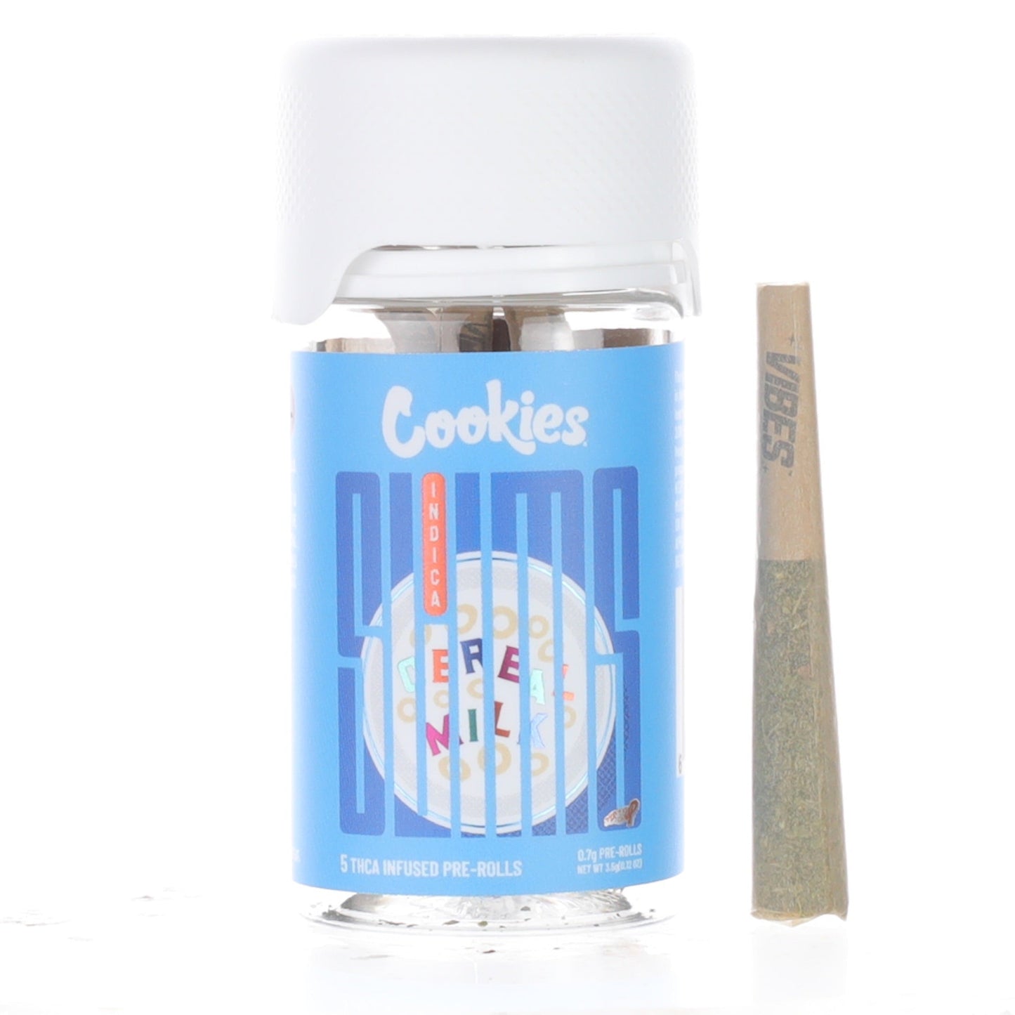 Cookies THC-A Slim Pre-Rolls - 3.5g (5ct) Cereal Milk