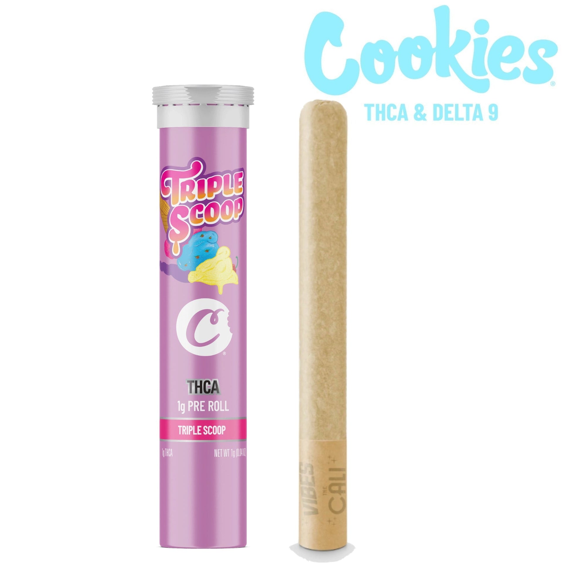 Cookies Triple Scoop NI THC-A Pre-Roll - 1000mg