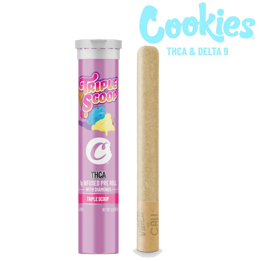 Cookies Triple Scoop THC-A Pre-Roll - 1000mg
